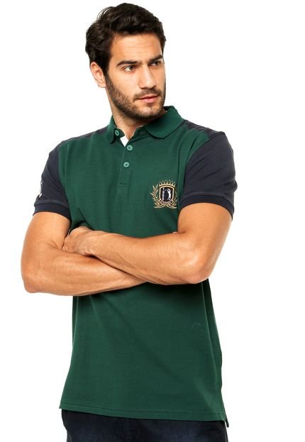 Camisa Polo Aleatory Bordado Verde - Marca Aleatory