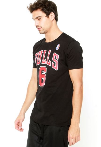 Camiseta NBA Chicago Bulls Felicio 6 Preta - Marca NBA
