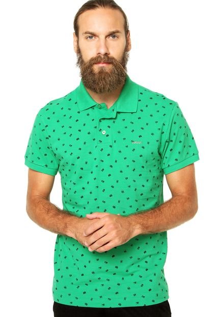 Camisa Polo Colcci Reta Verde - Marca Colcci