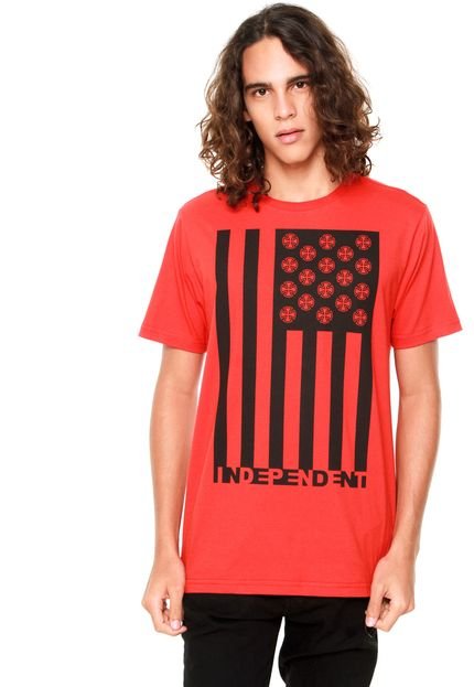 Camiseta Independent Flag Vermelha - Marca Independent