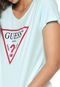 Blusa Guess Logo Tradicional Verde - Marca Guess