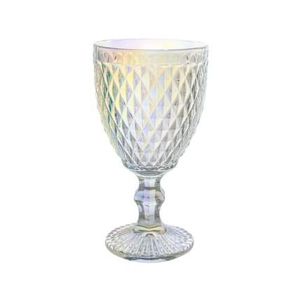 Taça de Vidro Bico de Abacaxi Transparente Furta-Cor 300ml 1 peça - Casambiente - Marca Casa Ambiente
