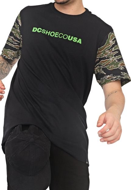 Camiseta DC Shoes Rebel Sleeve Preta - Marca DC Shoes