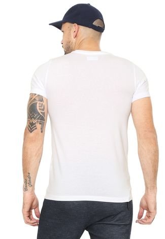 Camiseta Lacoste Estampada Branca