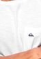 Camiseta Quiksilver Essential Bolso Branca - Marca Quiksilver