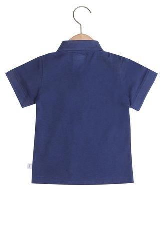 Camisa Polo PUC Menino Azul