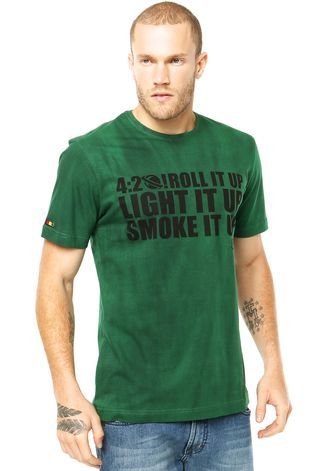 Camiseta ...Lost Roll It Up Verde