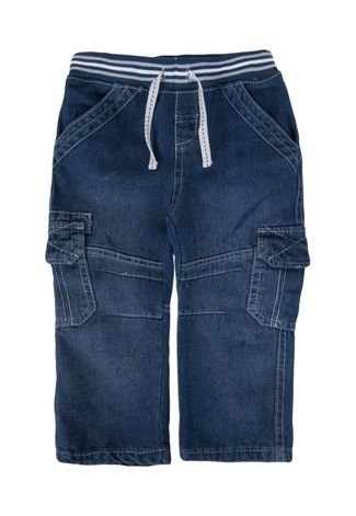Calça Jeans Tip Top Reta Azul