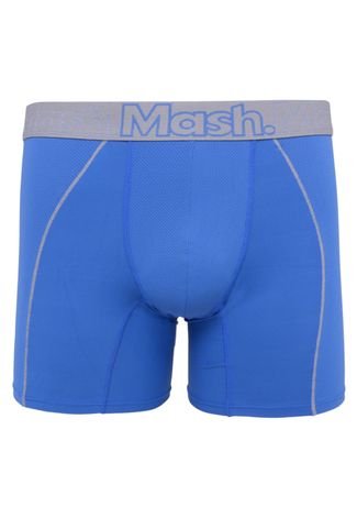 Cueca MASH Boxer Logo Azul