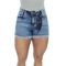 Shorts Jeans Feminina Canal Da Mancha Azul Escuro Emporio Alex - Marca Emporio Alex