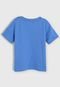 Camiseta Carinhoso Infantil Full Print Azul - Marca Carinhoso