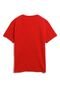 Camiseta Hering Kids Menino Estampa Vermelha/Branca - Marca Hering Kids