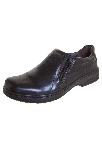 Sapato Social Pegada Zíper Preto - Marca Pegada
