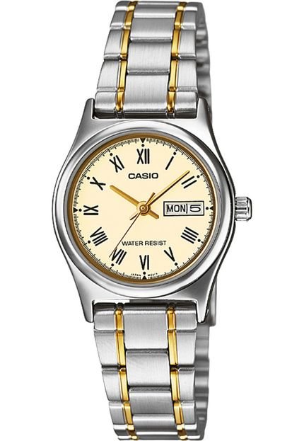 Relógio Casio LTP-V006SG-9BUDF Prata/Dourado - Marca Casio