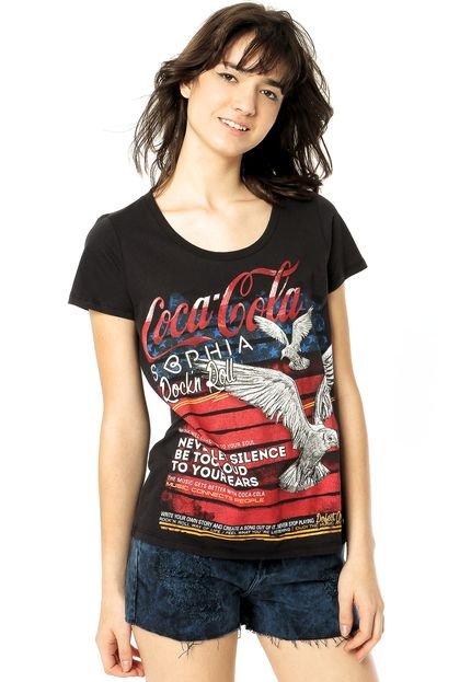 Camiseta Coca-Cola Jeans Preta - Marca Coca-Cola Jeans
