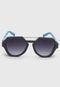 Óculos de Sol Evoke Avalanche Cinza/Azul - Marca Evoke