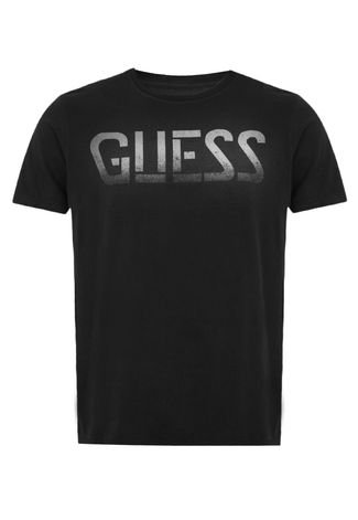 Camiseta Guess Logo Preta