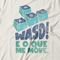 Camiseta WASD Me Move - Off White - Marca Studio Geek 