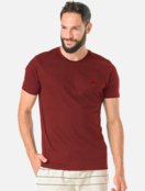 Camiseta King & Joe Básica Slim CA22001 Bordo - Marca King  E Joe