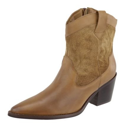 Bota Country Texana Western em Couro Bico Fino Maria Paula Preta - Marca MARIA PAULA