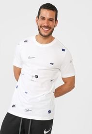 Camiseta Blanco-Azul-Negro Nike Sportswear