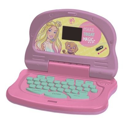 Laptop Charm Tech Barbie - Bilingue - Marca Candide