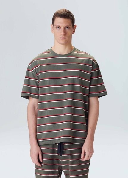 T Shirt Osklen Over Tropical Stripes - Marca Osklen