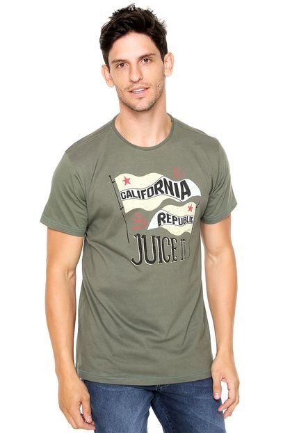 Camiseta Juice It 26686JC Verde - Marca Juice It