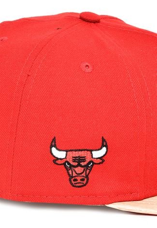 Boné New Era Snapback 950 Chicago Bulls NBA Vermelho/Bege