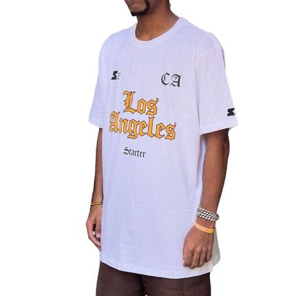 Camiseta Starter Los Angeles - Off White Branco - Marca STARTER