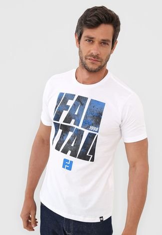 Camiseta Fatal Logo Branca