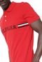 Camisa Polo Tommy Hilfiger Reta Estampada Vermelha - Marca Tommy Hilfiger