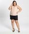 Regata Plus Size Crepe Feminina Secret Glam Rosa - Marca Secret Glam