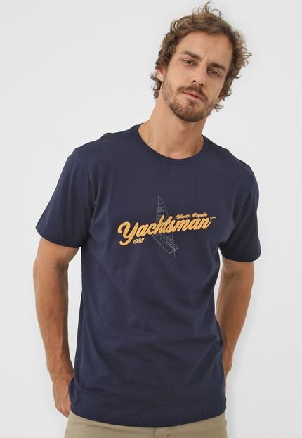 Camiseta Yachtsman Atlantic Regatta Azul-Marinho - Marca Yachtsman