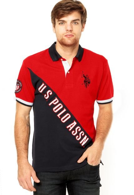 Camisa Polo U.S. Polo Vermelha - Marca U.S. Polo