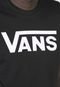 Camiseta Vans Classic Preta - Marca Vans