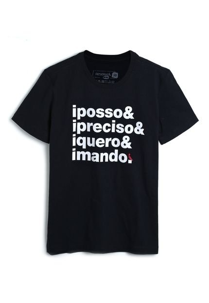 Camiseta Reserva Mini Menino Escrita Preta - Marca Reserva Mini