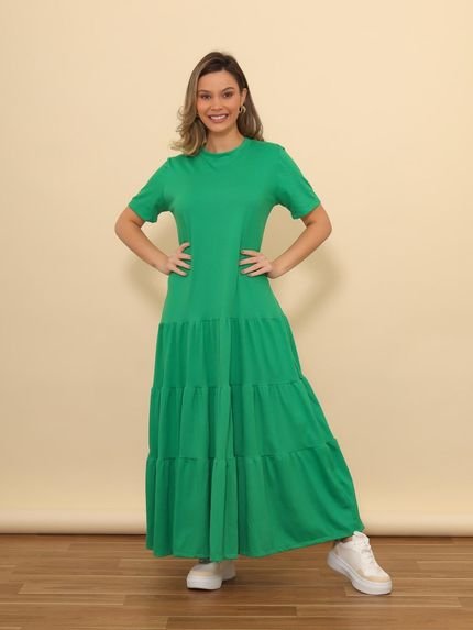 Vestido Amora Malha Verde - Marca Aura