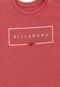 Camiseta Billabong Menino Escrita Vermelha - Marca Billabong