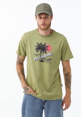 Camiseta Billabong Reta Tourist Verde