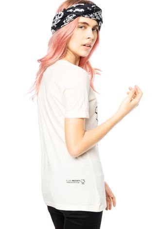 Camiseta Ellus Hello Kitty Off-White