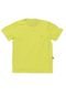 Camiseta Verde Lima Algodão Infantil Banana Danger 10 Amarelo - Marca Banana Danger