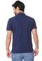 Camisa Polo Aramis Reta Estampada Azul-marinho - Marca Aramis