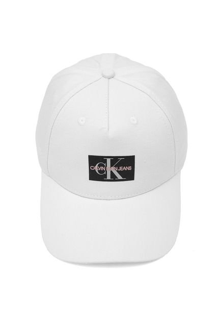 Boné Calvin Klein Logo Branco - Marca Calvin Klein