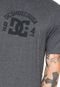 Camiseta DC Shoes Flame Logo Cinza - Marca DC Shoes