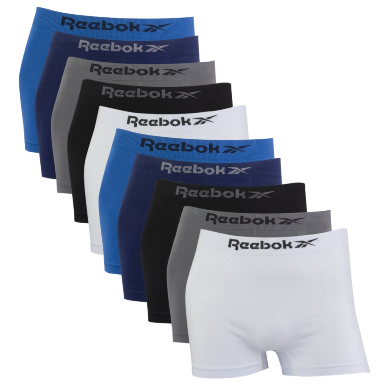 Kit C/10 Cuecas Reebok Boxer Classic Microfibra Sortido - Marca Reebok