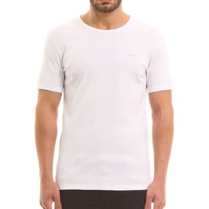 Camiseta Canelada Colcci Fit Branco Masculino - Marca Colcci