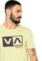 Camiseta RVCA Warped Dotty Amarela - Marca RVCA