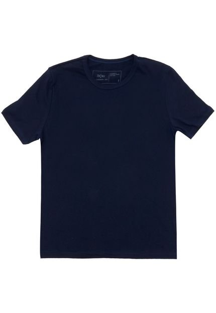 Camiseta Lunender Manga Curta Menino Azul-Marinho - Marca Lunender