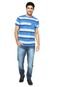 Calça Jeans Biotipo Slim Fit Pespontos Azul - Marca Biotipo